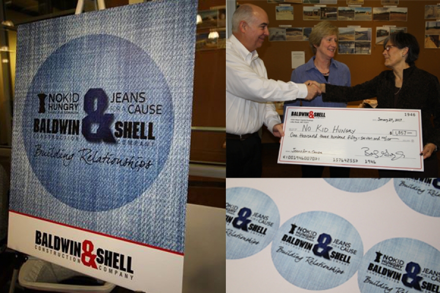 Baldwin &amp; Shell Employees Raise $1357 for No Kid Hungry Arkansas